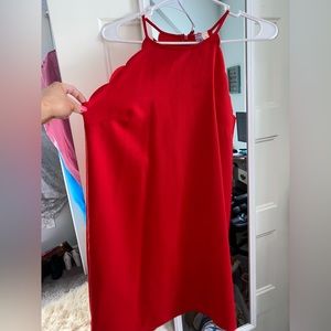 Red Slip Dress